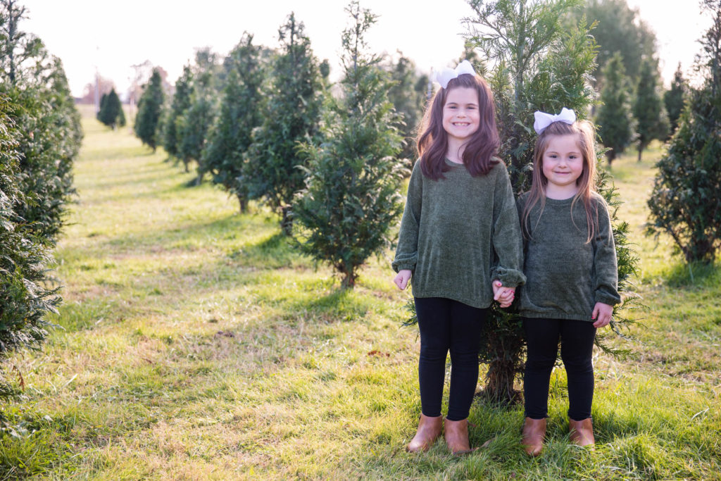 Chattanooga area Christmas Tree Farm Mini Sessions by Elle Bea Photography