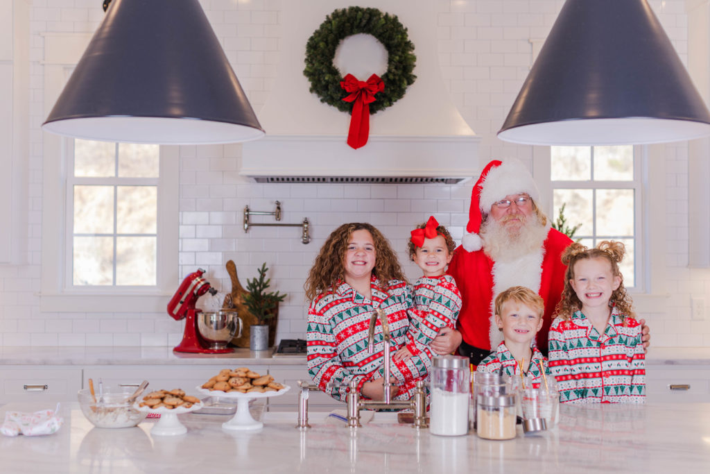 Baking with Santa Chattanooga 2022 in Flintstone, Georgia by Elle Bea Photography using Sweet Loren's chocolate chunk cookie dough